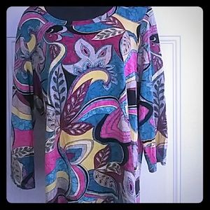 Women's Top Chico Scoop Neck Blouse size 16 xl